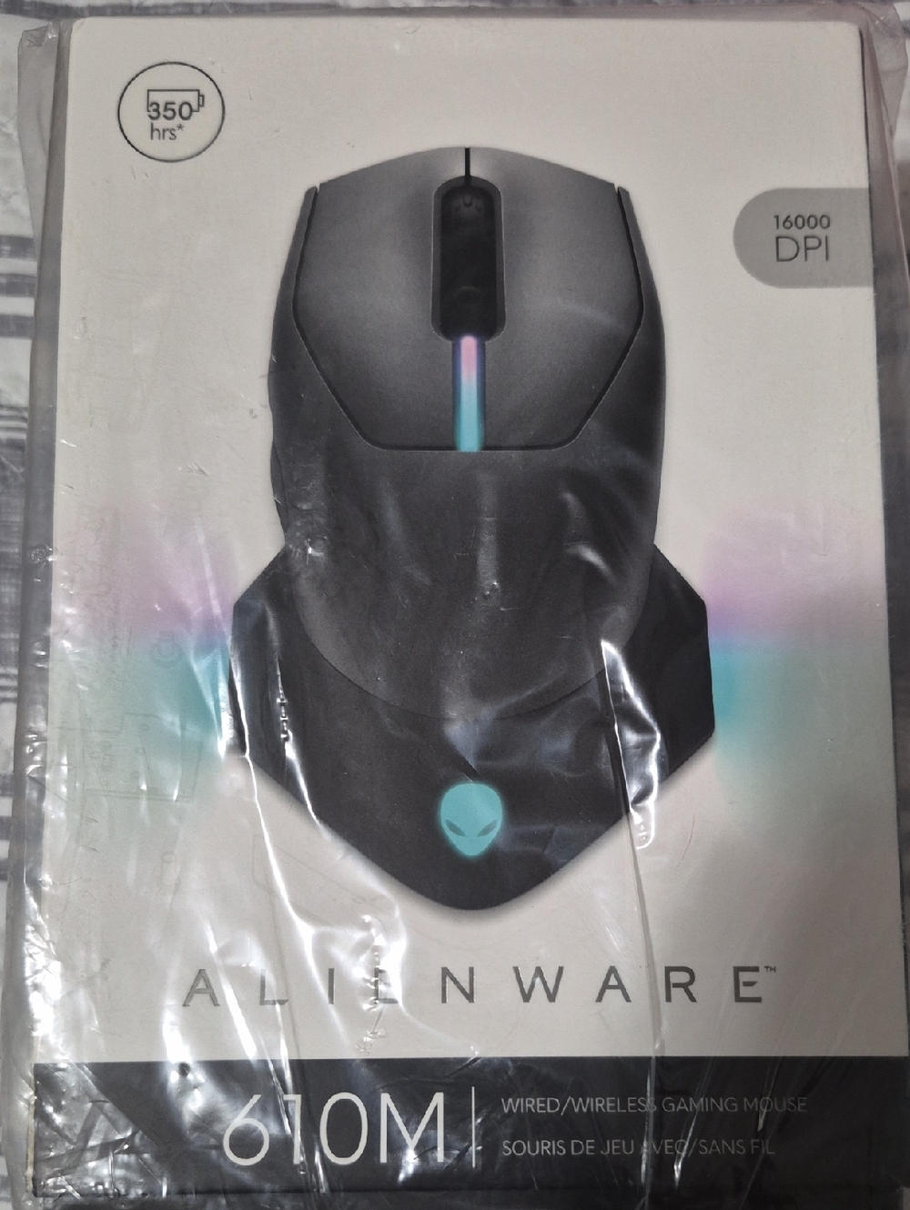 Alienware 610M Gaming Mouse - Black with Teal Accent